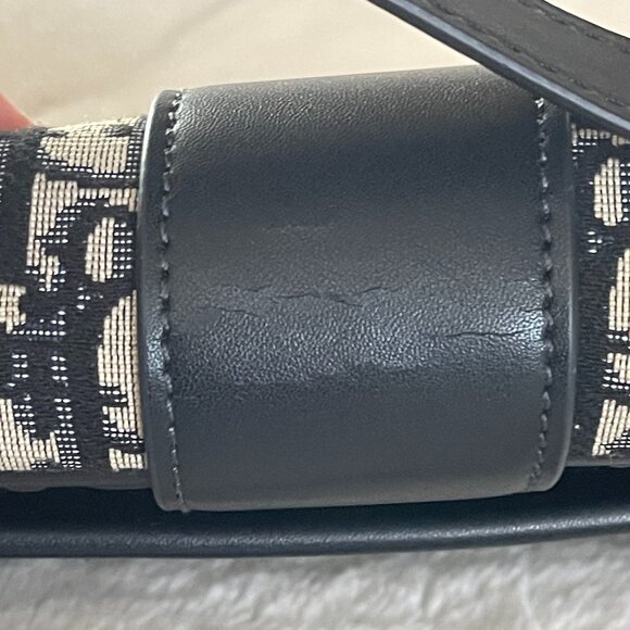 Christian Dior Montaigne 30 Oblique Jacquard Canvas Blue - Picture 8 of 14